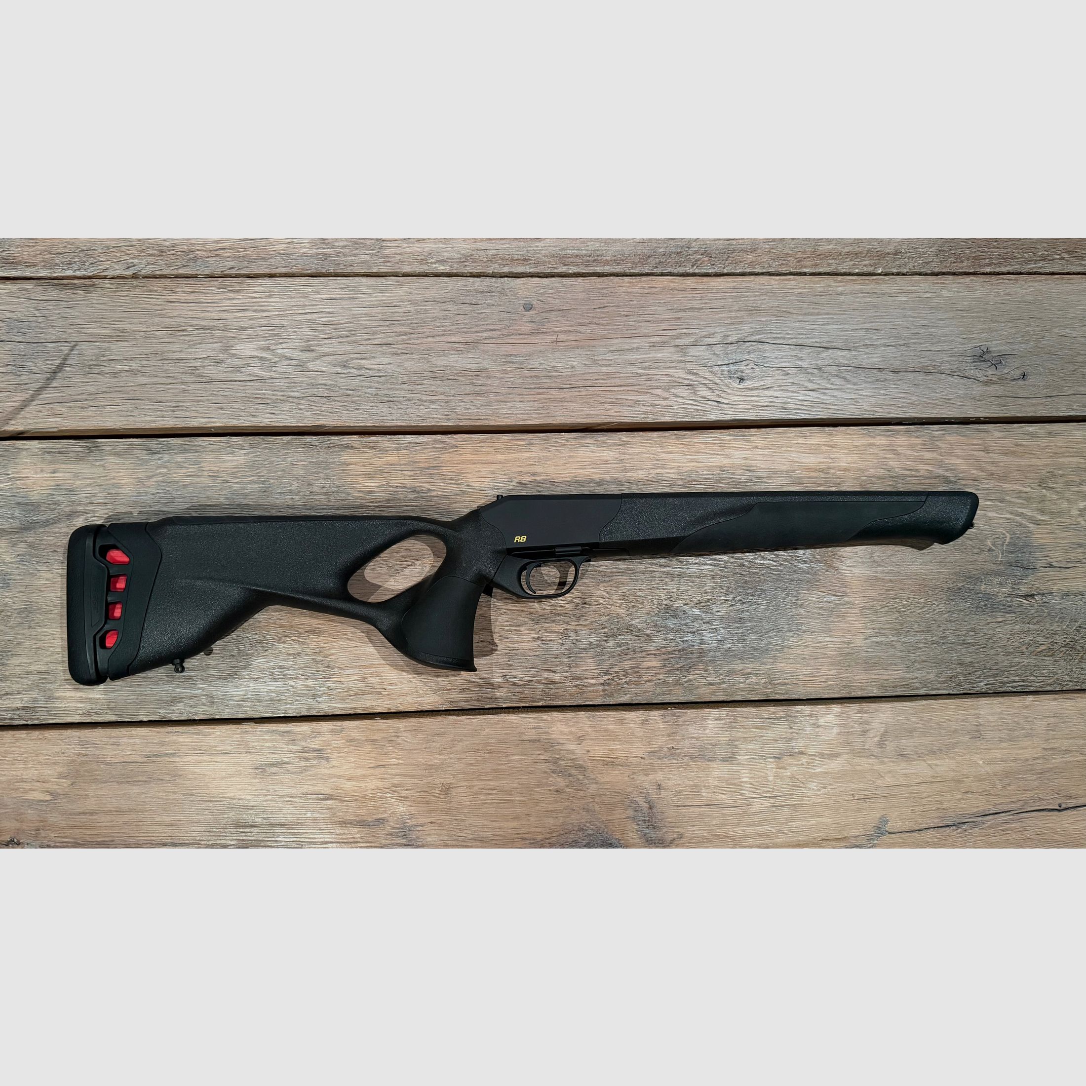 R8 Ultimate Silence caña de plástico marrón/negro con sistema de amortiguación de retroceso RDS