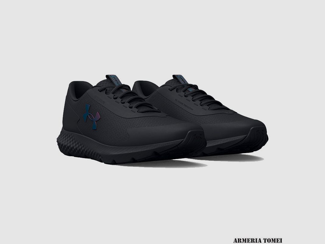 UNDER ARMOUR – DAMEN – W CHARGED ROGUE 3 STORM Schwarz – 001, Bild 4 von 5