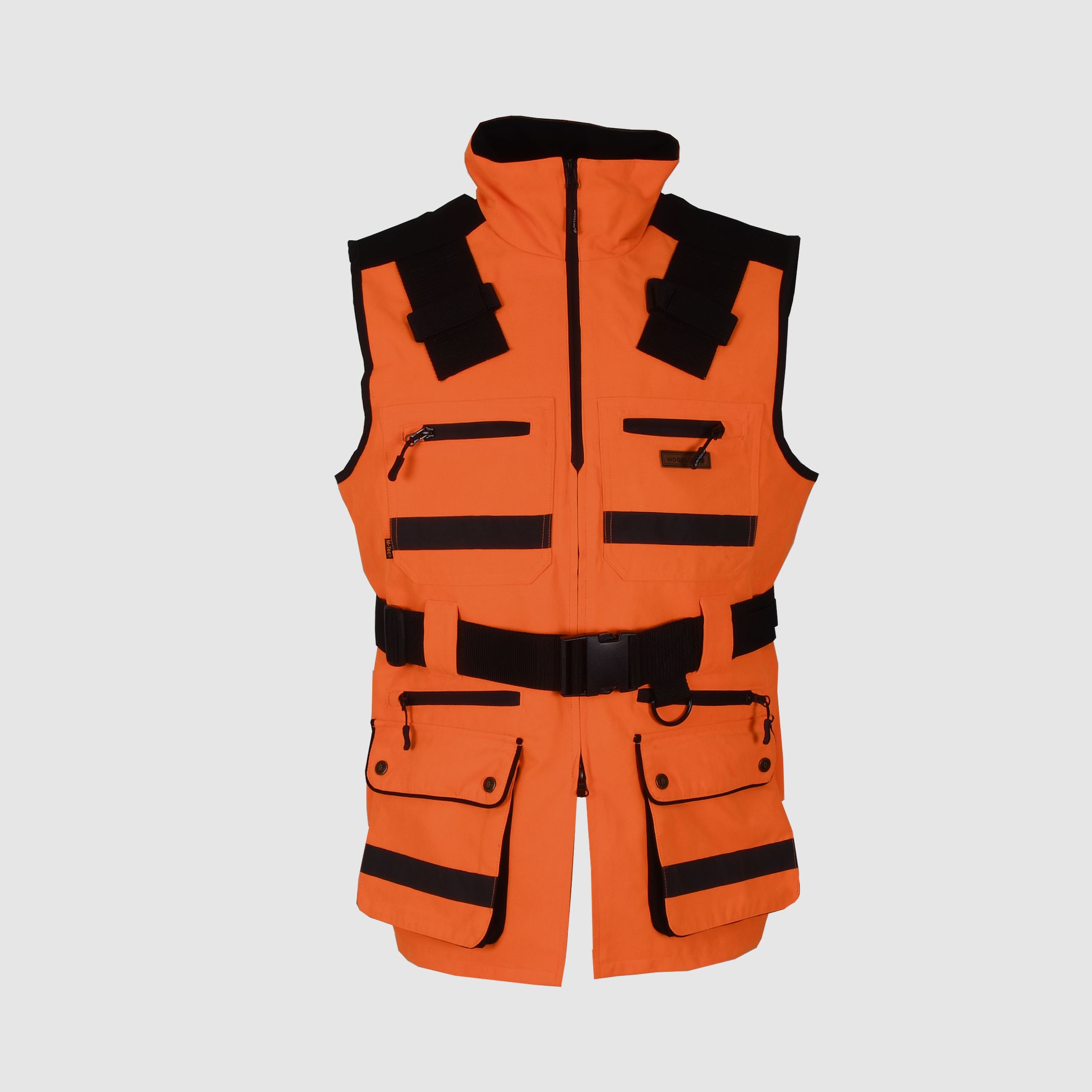 Woodline Dog Keeper Gilet per Conduttore di Cani Uomo Arancione/Riflettente C46