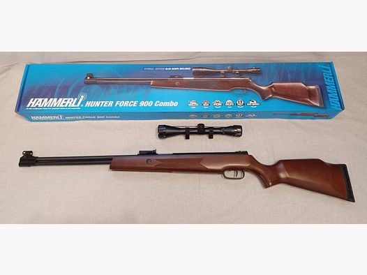 Hämmerli Hunter Force 900 / Zielfernrohr / 4,5 mm Diabolo / Druckluft / Gewehr / OVP (157)