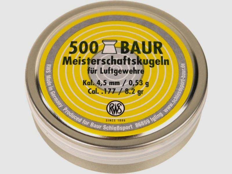 BAUR marchio di fabbrica; calibro 4,5mm; 5000 colpi
