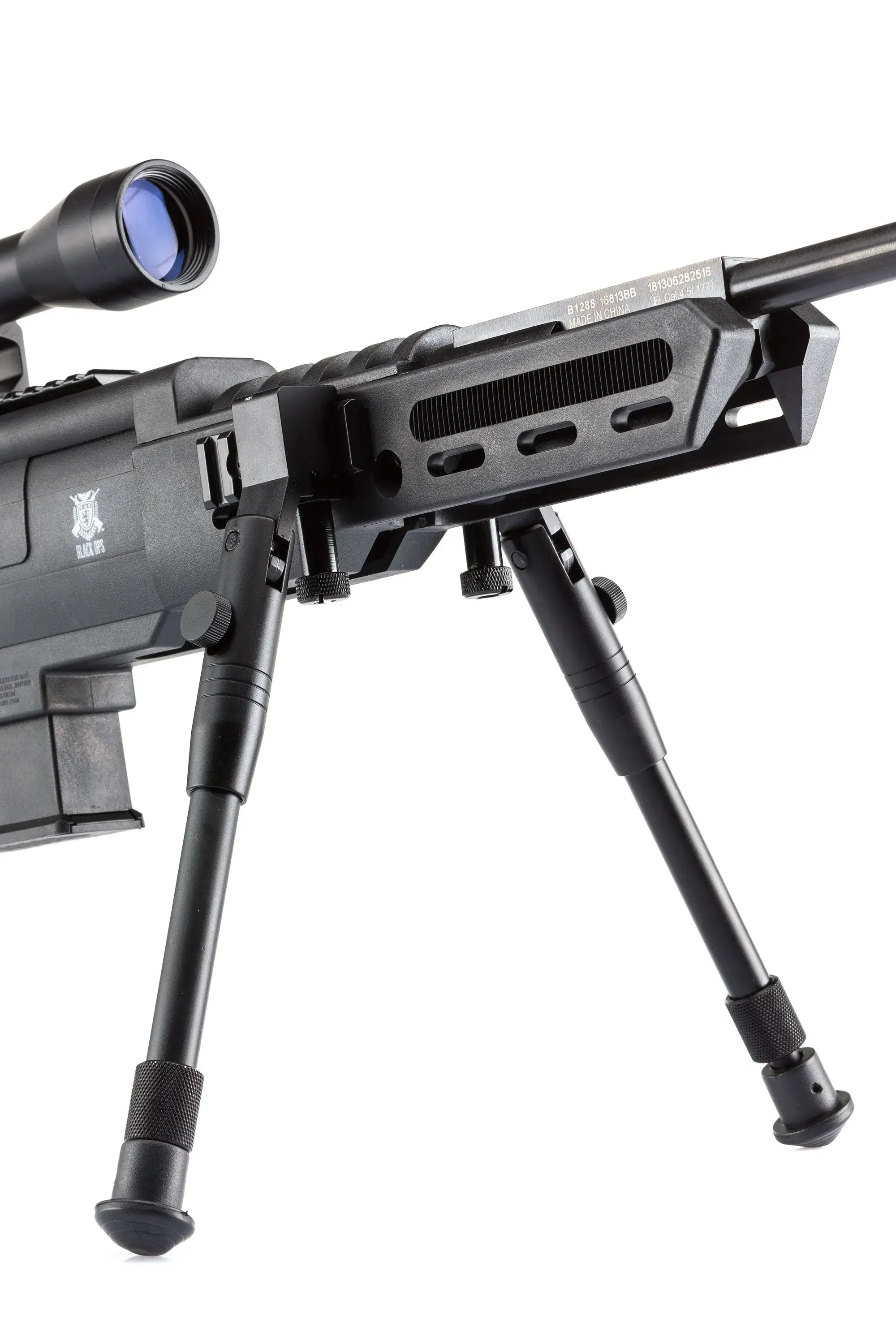 Druckluftgewehr Black Ops Sniper Tactical 7,5 Joules Kaliber 4.5 MM, Bild 10 von 12