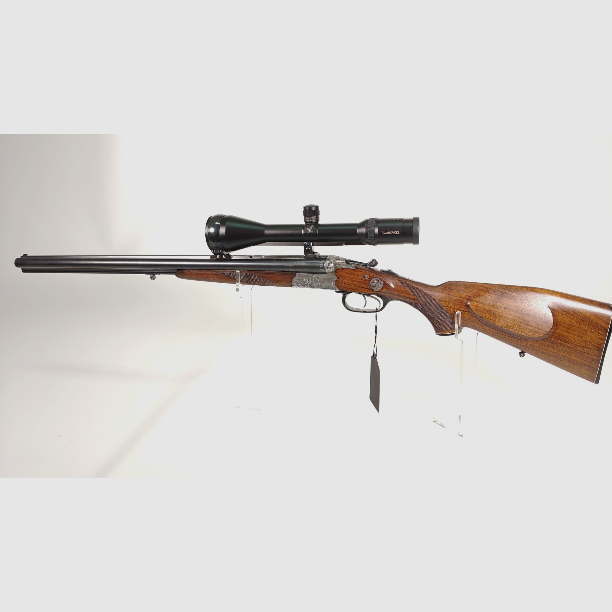 Sauer & Sohn Drilling 7x57 R / 16/70 z lufą wymienną .22 Hornet i Swarovski Habicht 2,5–10x56, zdjęcie 1 z 9