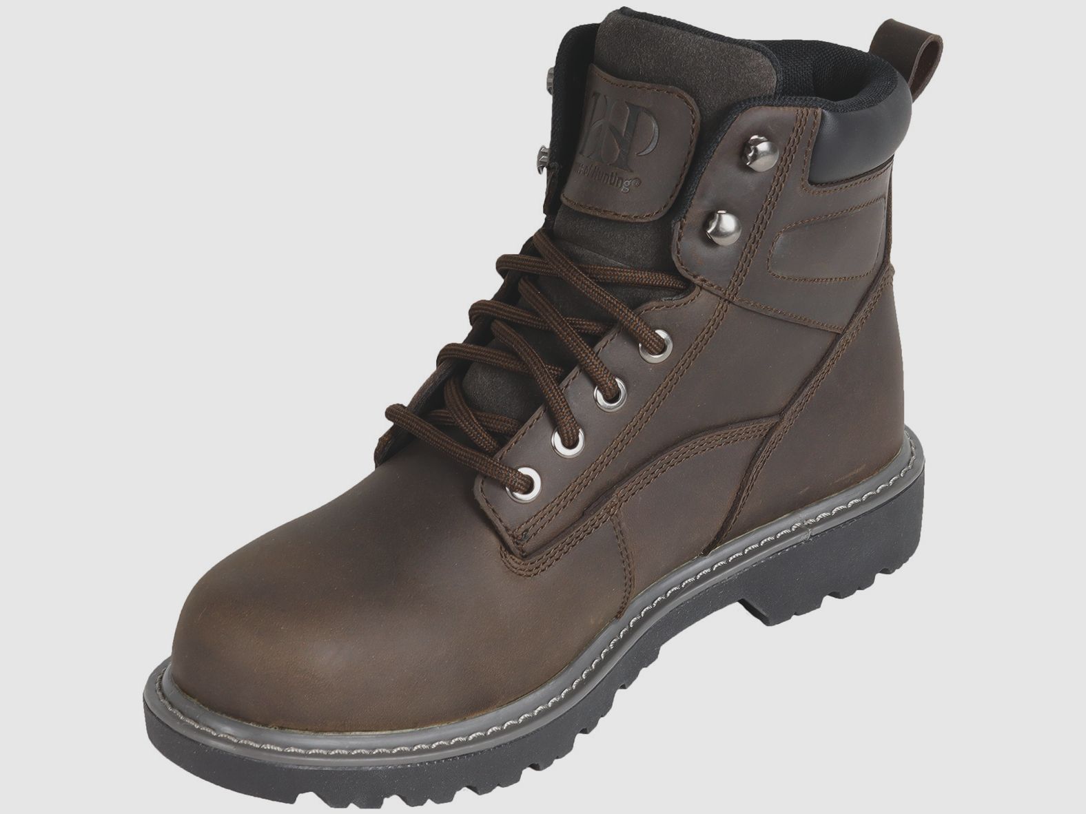 House of Hunting klassischer Büffelleder Bergschuh