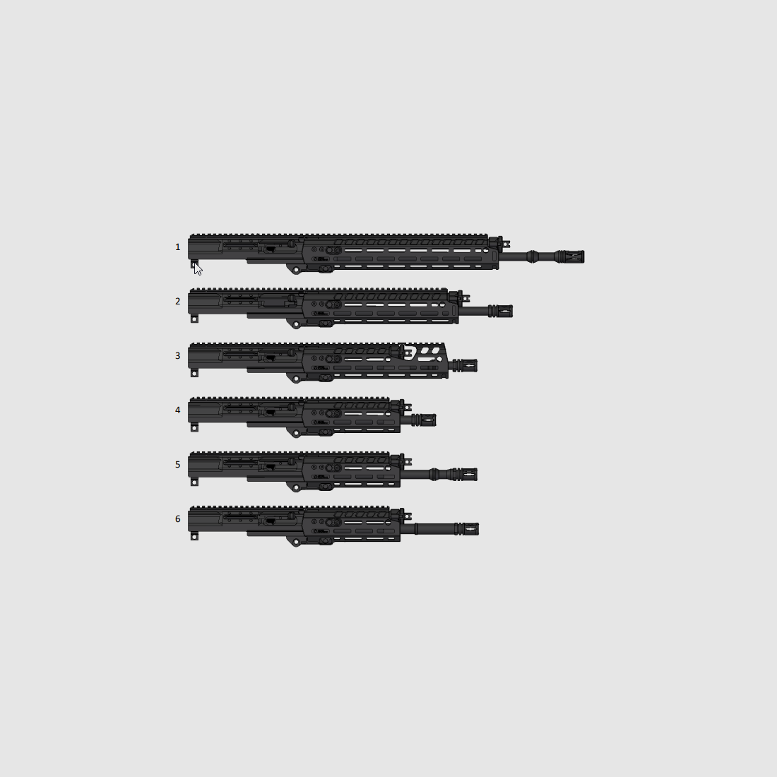 Sig Sauer SG56X Upper – Modularer Upper Receiver für SG55X / SG56X