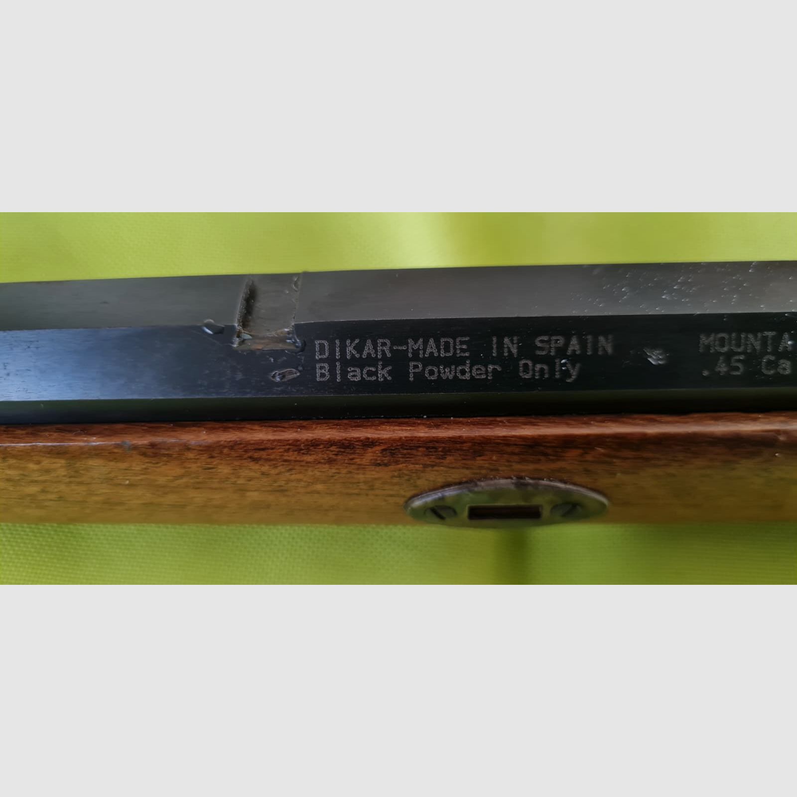 Vorderlader Perkussionsgeweer DIKKAR Mountain Rifle Kal. 45