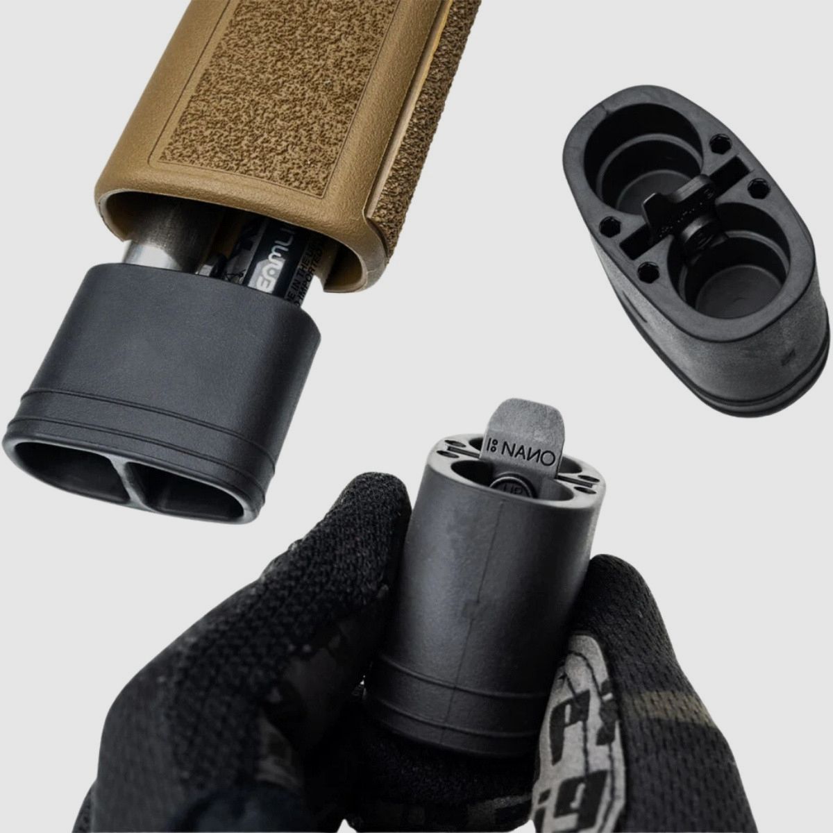 B5 Systems - Wkładka do chwytu AR15 FDE GRP-1458, zdjęcie 3 z 3