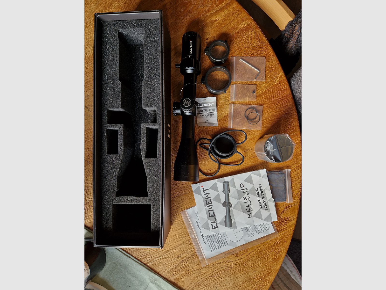 Element Optics Helix HD | 2-16x50 SFP RAPTR-1 MRAD Verlichte kruis - 1⁄10 MRAD