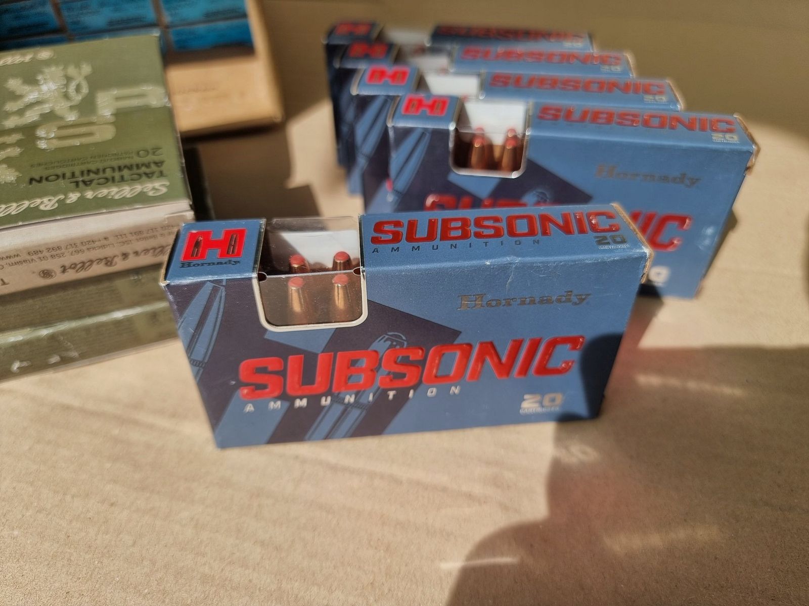 Munition .300 AAC Blackout Subsonic S&B FMJ 200gr und Hornady Sub-X 190gr - 680 Schuss