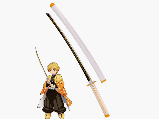 Katana-Replik von Zenitsu – Demon Slayer: Kimetsu No Yaiba