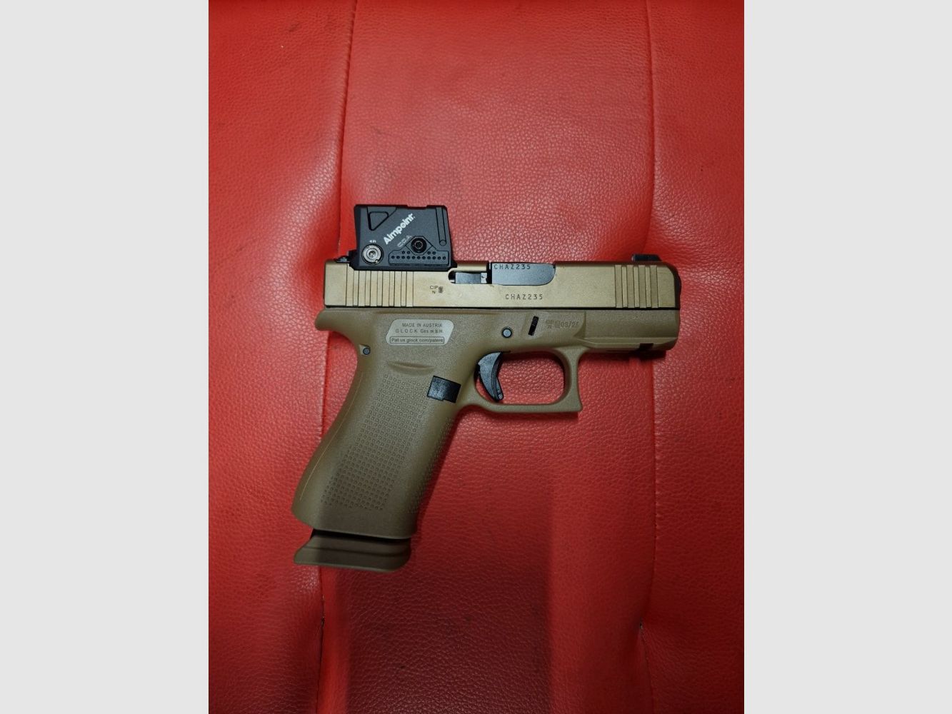 GLOCK 43X KOMBO MIT COA COYOTE 9x19mm, Bild 2 von 4
