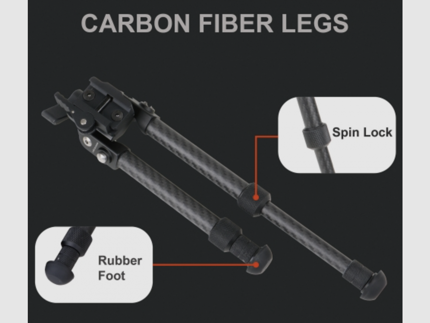 Carbon bipod, image 7 of 23