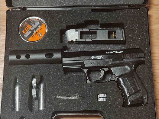 Walther NightHawk 4,5 mm (.177) Diabolo, CO₂, < 3,5 J
