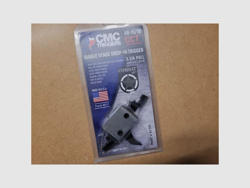 CMC Trigger AR15 / AR 10 Single Stage Trigger 3,5lbs (small pin)