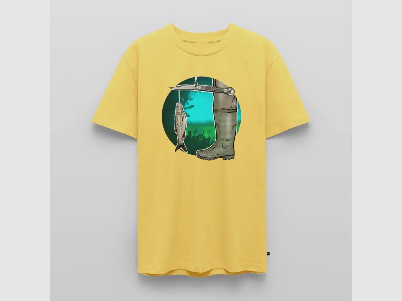PUMA Heren Premium T-Shirt "Waagemesser – Petri Heil"