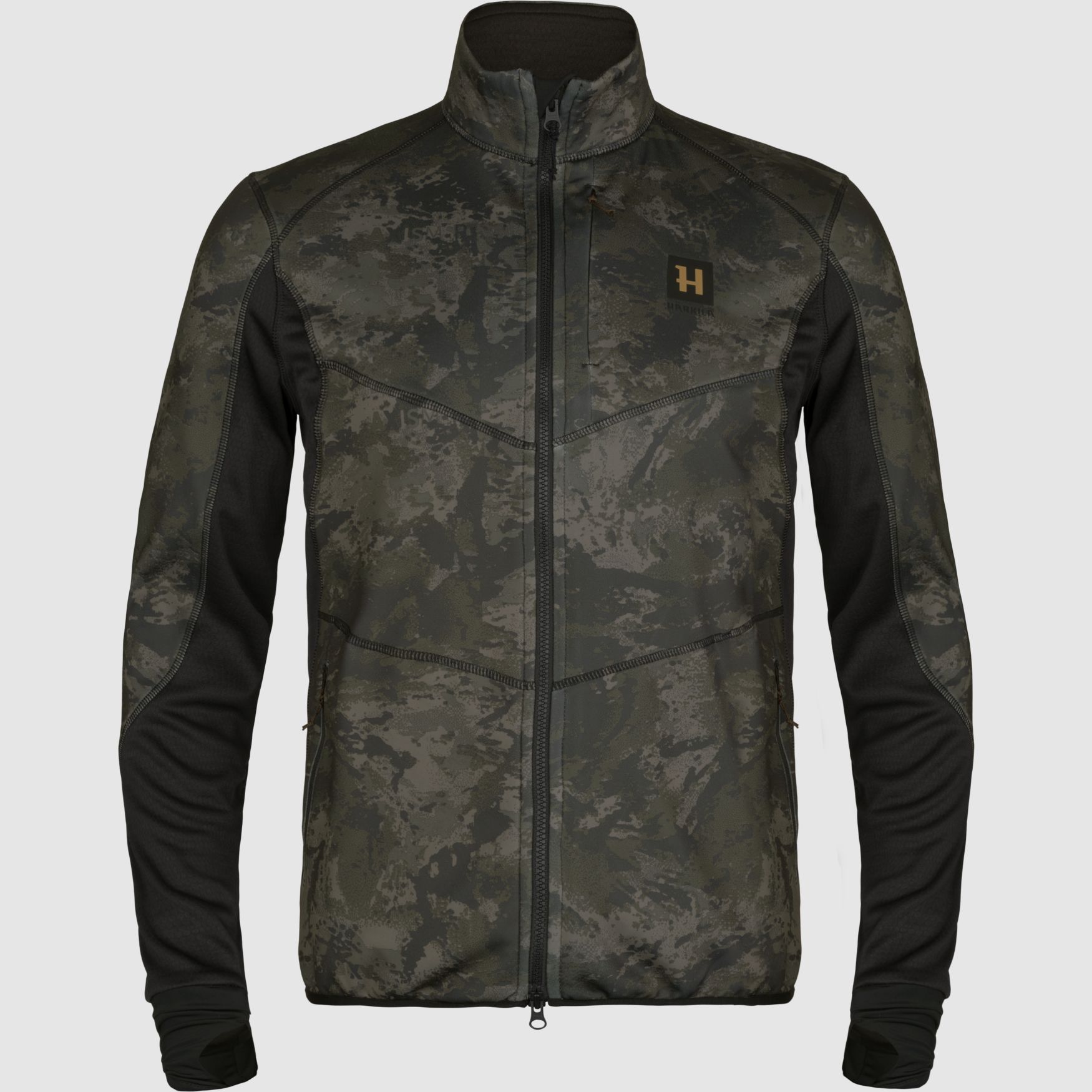 harkila NOCTYX Camo fleece jacka AXIS MSP*Black/Black XL