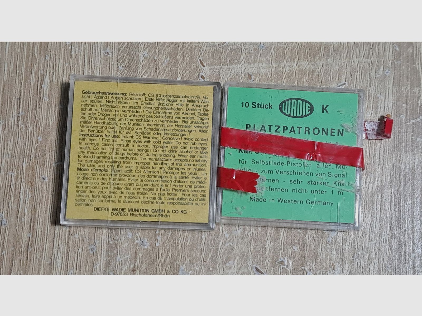 Cartuchos de explosión / gas en cal. 8 mm explosión