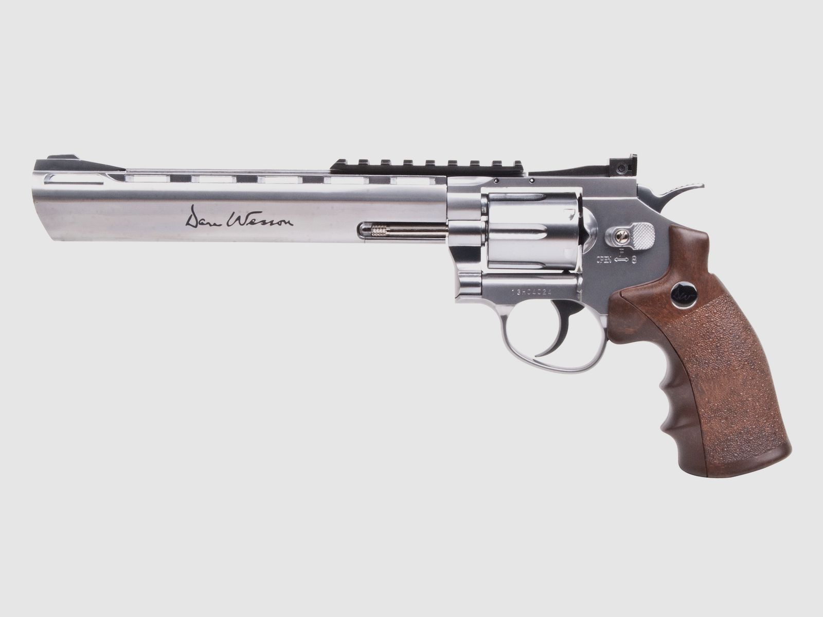 Dan Wesson 8" Argento 4,5mm BB - Aria compressa Co2