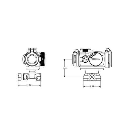 Montaż Geissele do kolimatora Aimpoint T1 DDC, zdjęcie 2 z 2