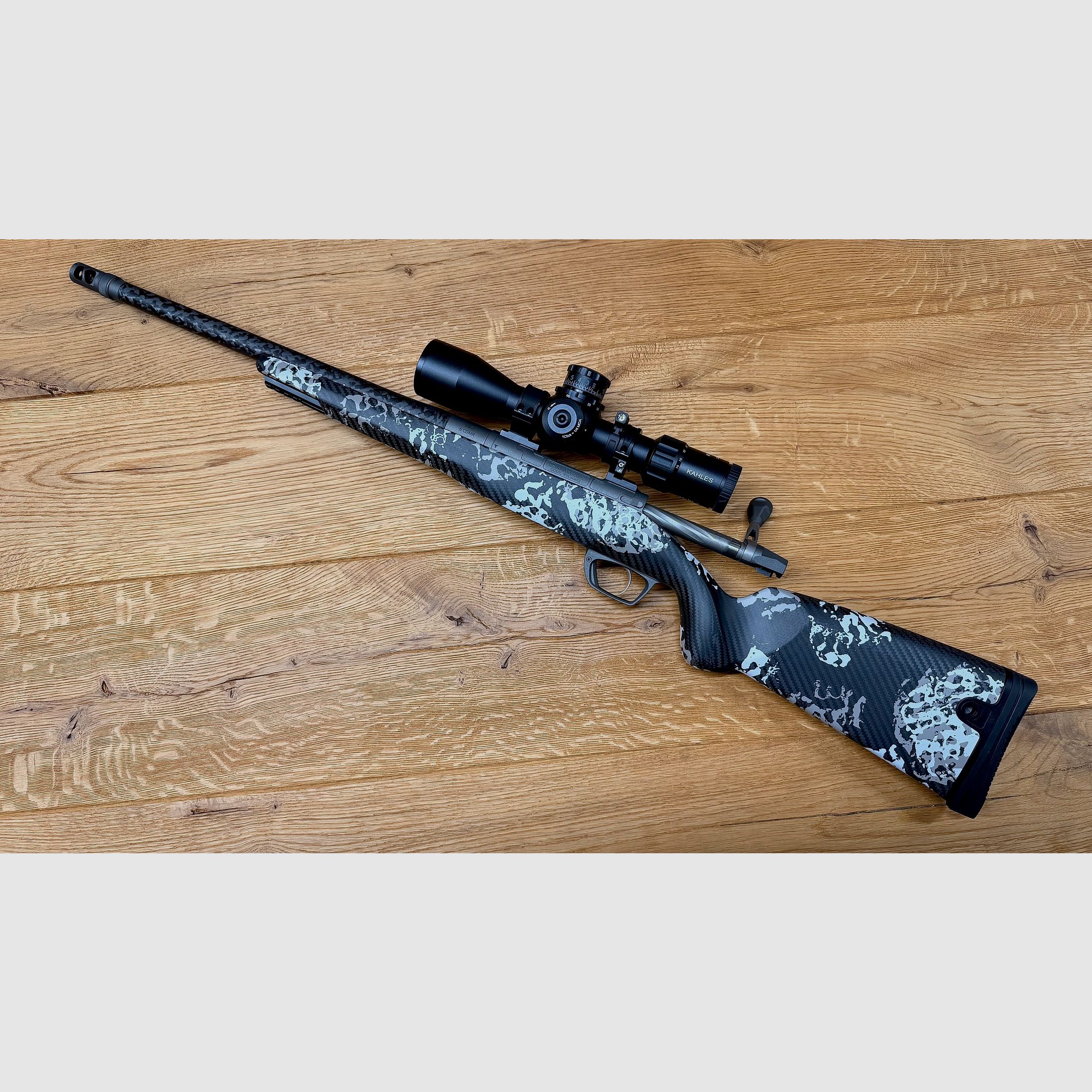 Gunwerks ClymR / 6 Creedmoor / LL 18" / con sistema in titanio / Kahles K318i 3,5-18x50