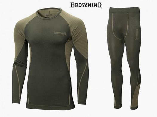 BROWNING zestaw koszulka + spodnie termiczne rozmiar S-M