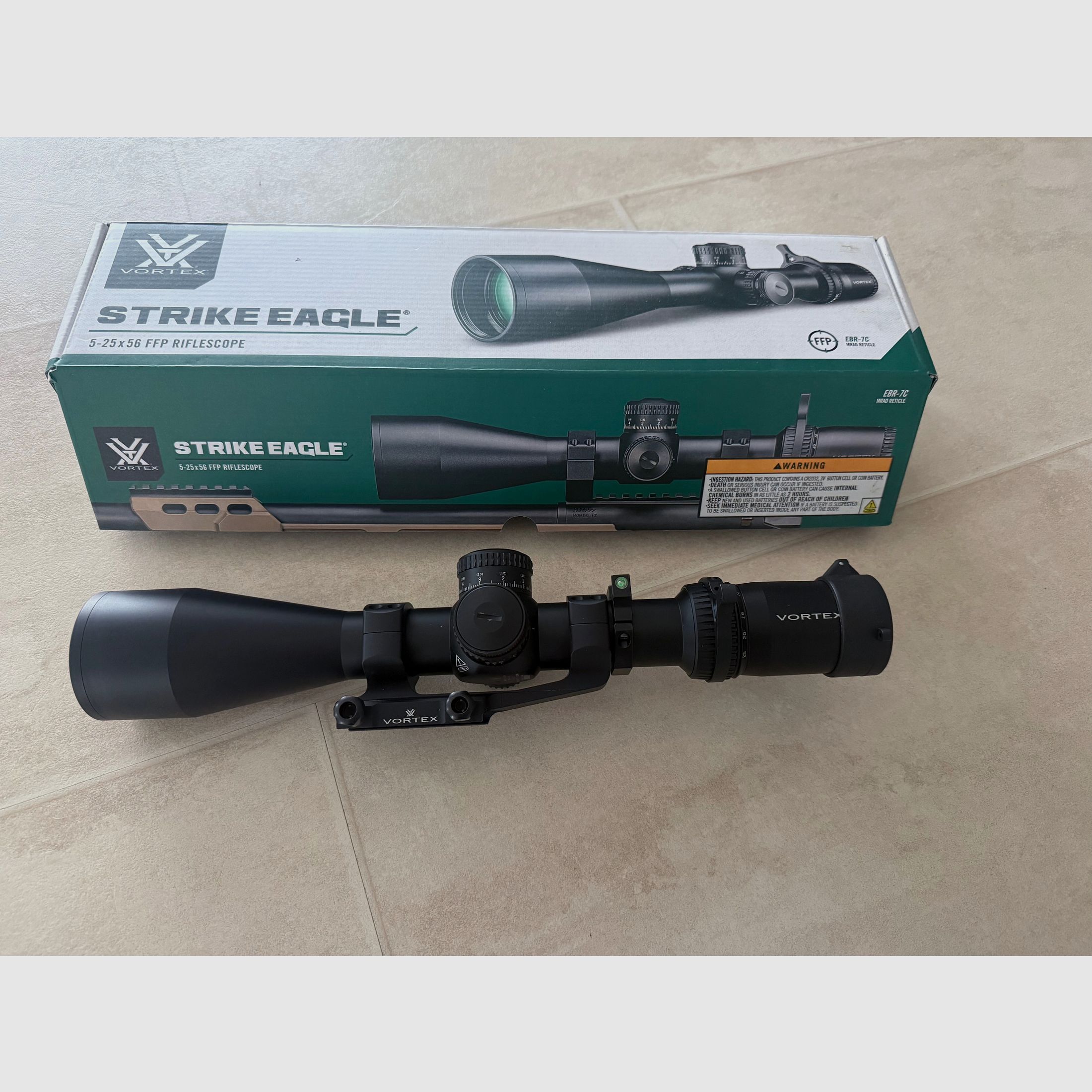 Vortex Strike Eagle 5-25x 56 FFP. EBR-7C