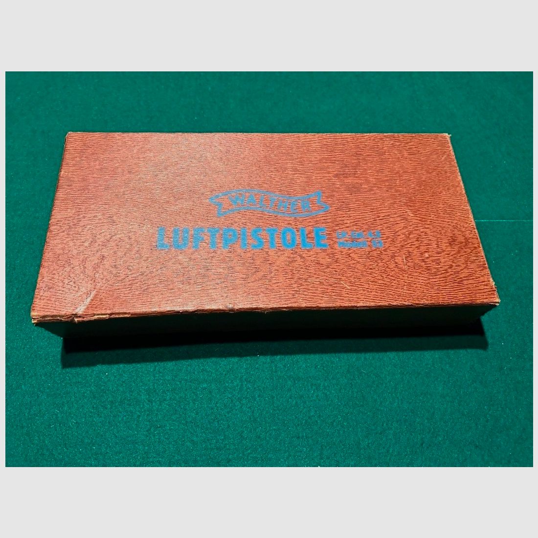 Pistolet à air Walther LP53 dans son emballage d'origine de 1958