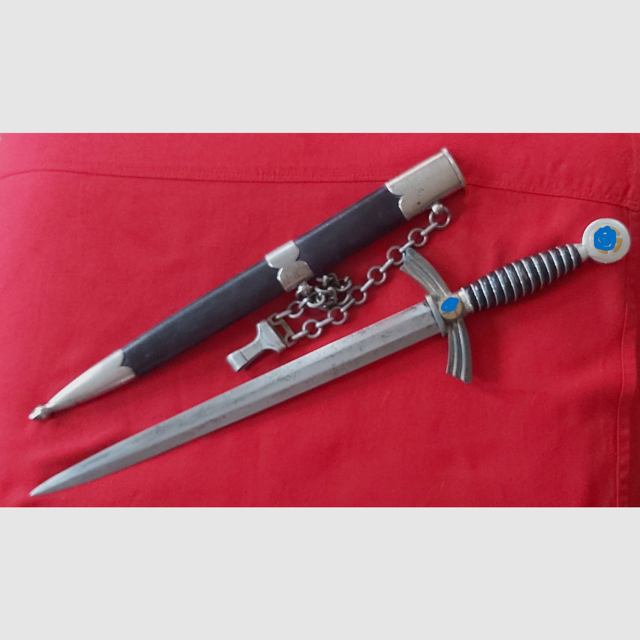 Luftwaffen Fliegerdolch (surnommé Borddolch) Fa. E.& F. Hörster