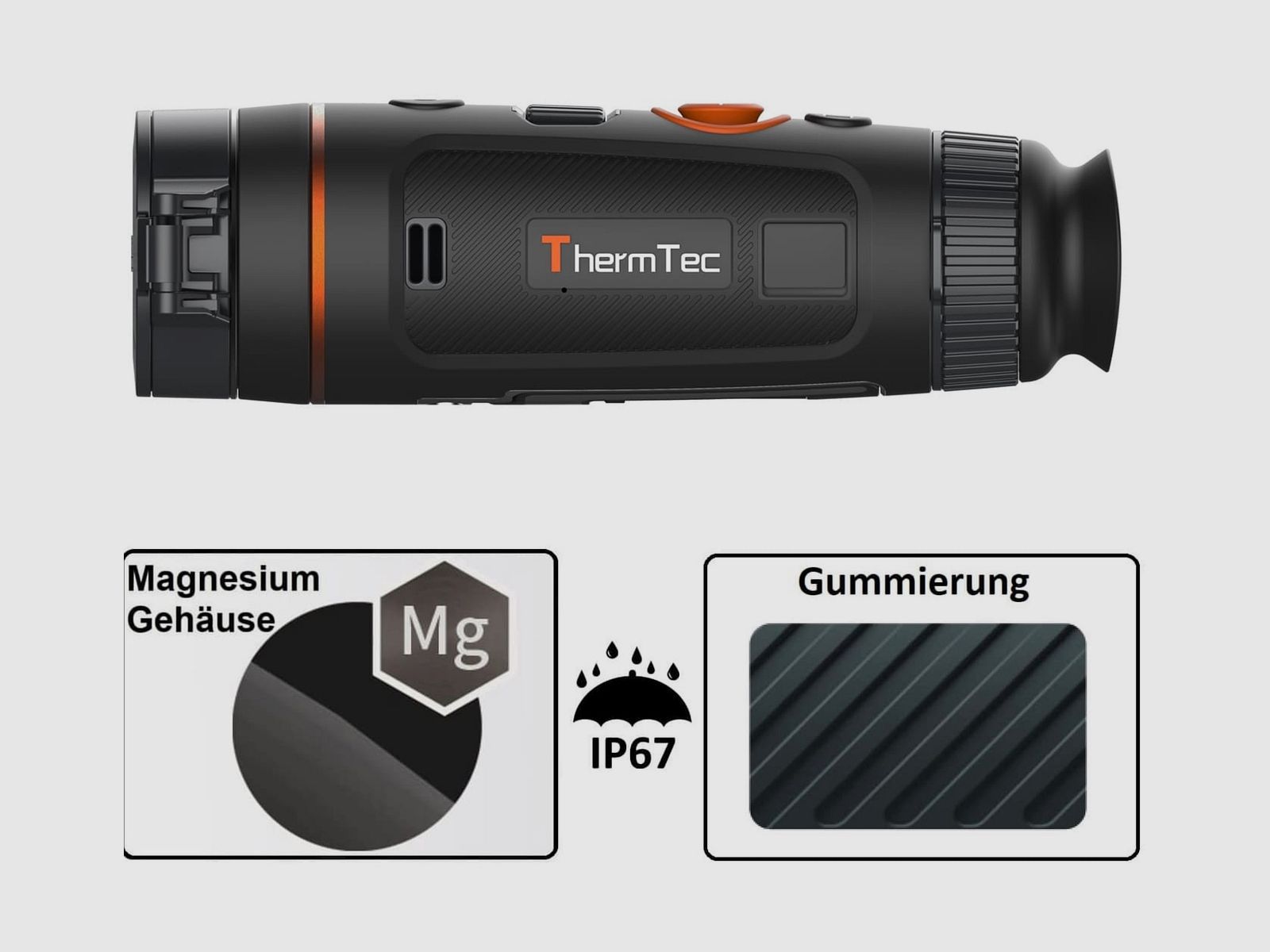 ThermTec WILD 635 35mm lens 18 mk 640x512 thermal imaging camera