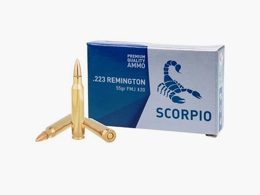 Munitie STV Scorpio .223 Rem 55-Grs FMJ x20