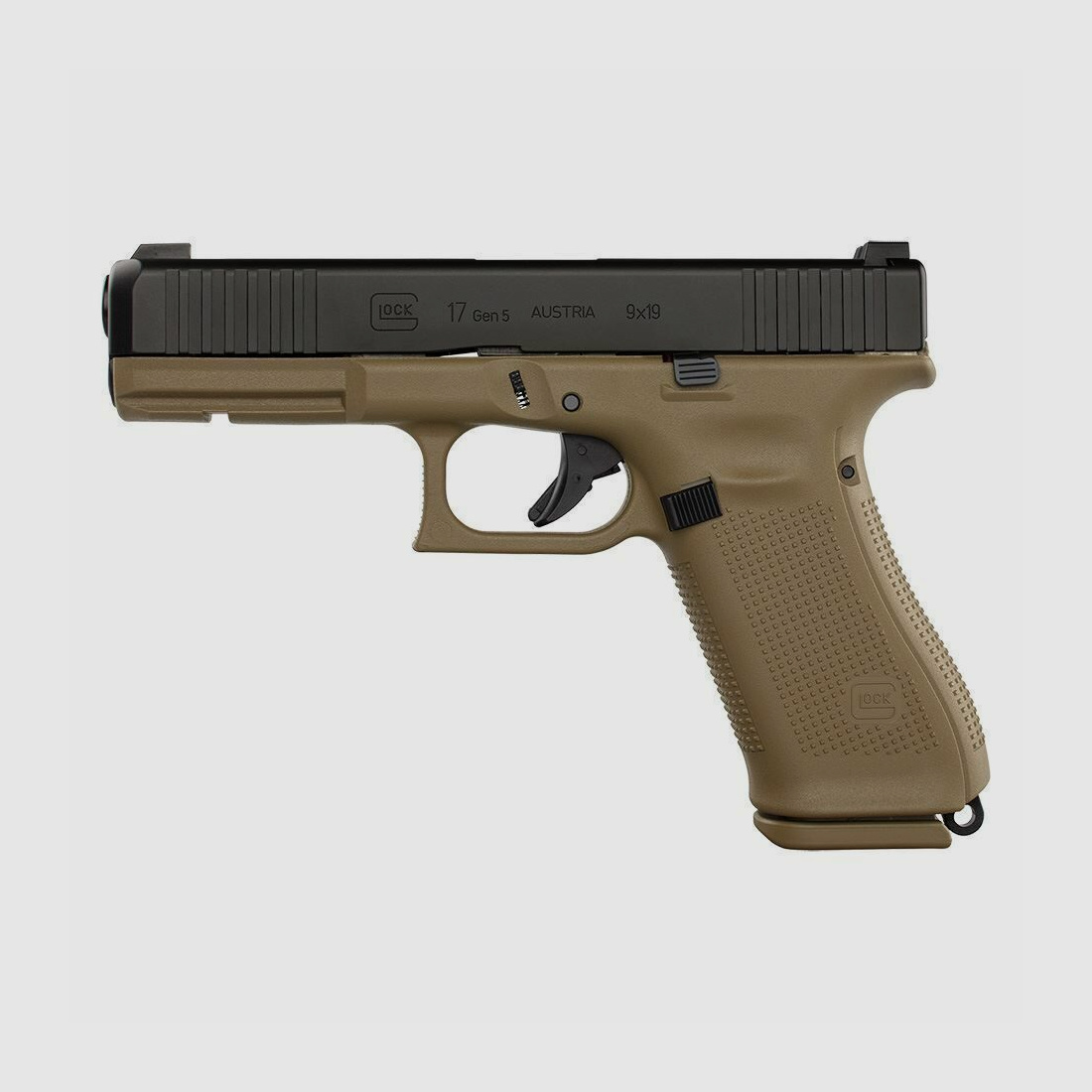 Glock Halbautom. Pistole Glock 17 Gen.5 FS/FXD "FR Coyote" Kal.9x19 Standartbewaffnung Französische Armee