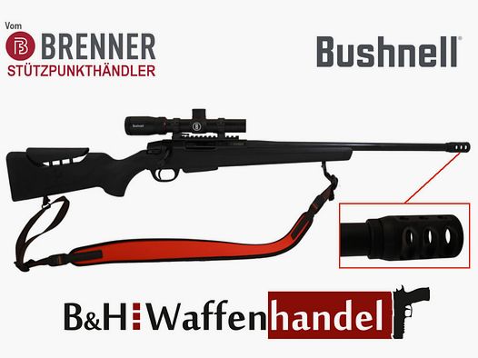 Brenner	 BR 20 Drückjagd-Paket / 1-6x24 / Mündungsbremse / Niggeloh