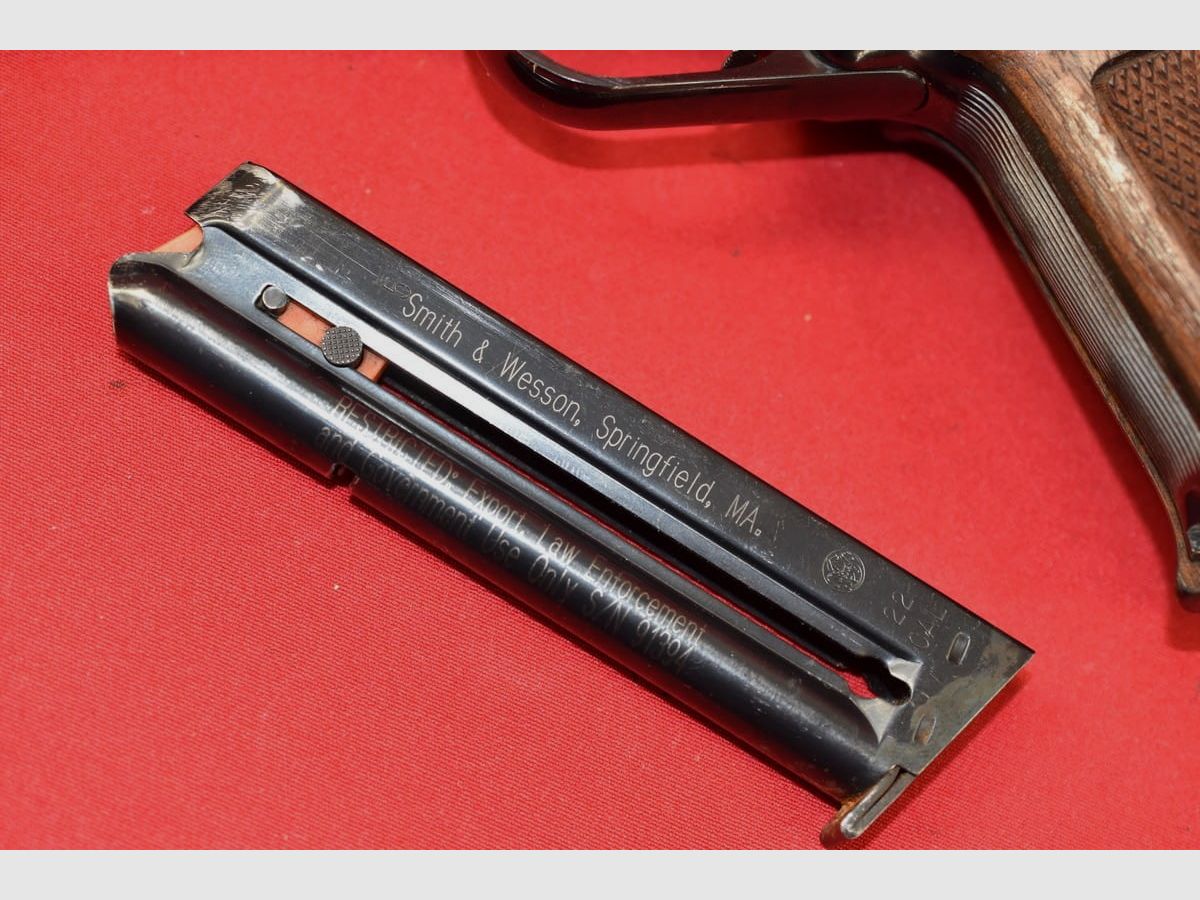 #7190 PISTOLET SMITH & WESSON, Mod.41, ROK 1970, kal.22lr, zdjęcie 8 z 19