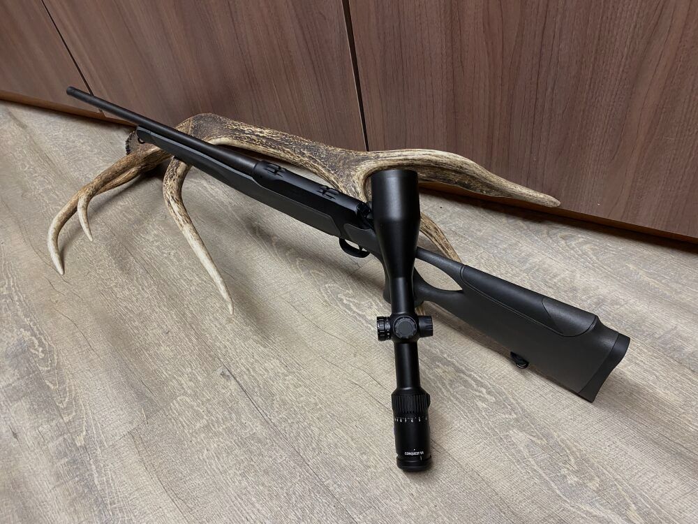 Sauer 404 Synchro XT, met Zeiss Conquest V4 3-12x56
