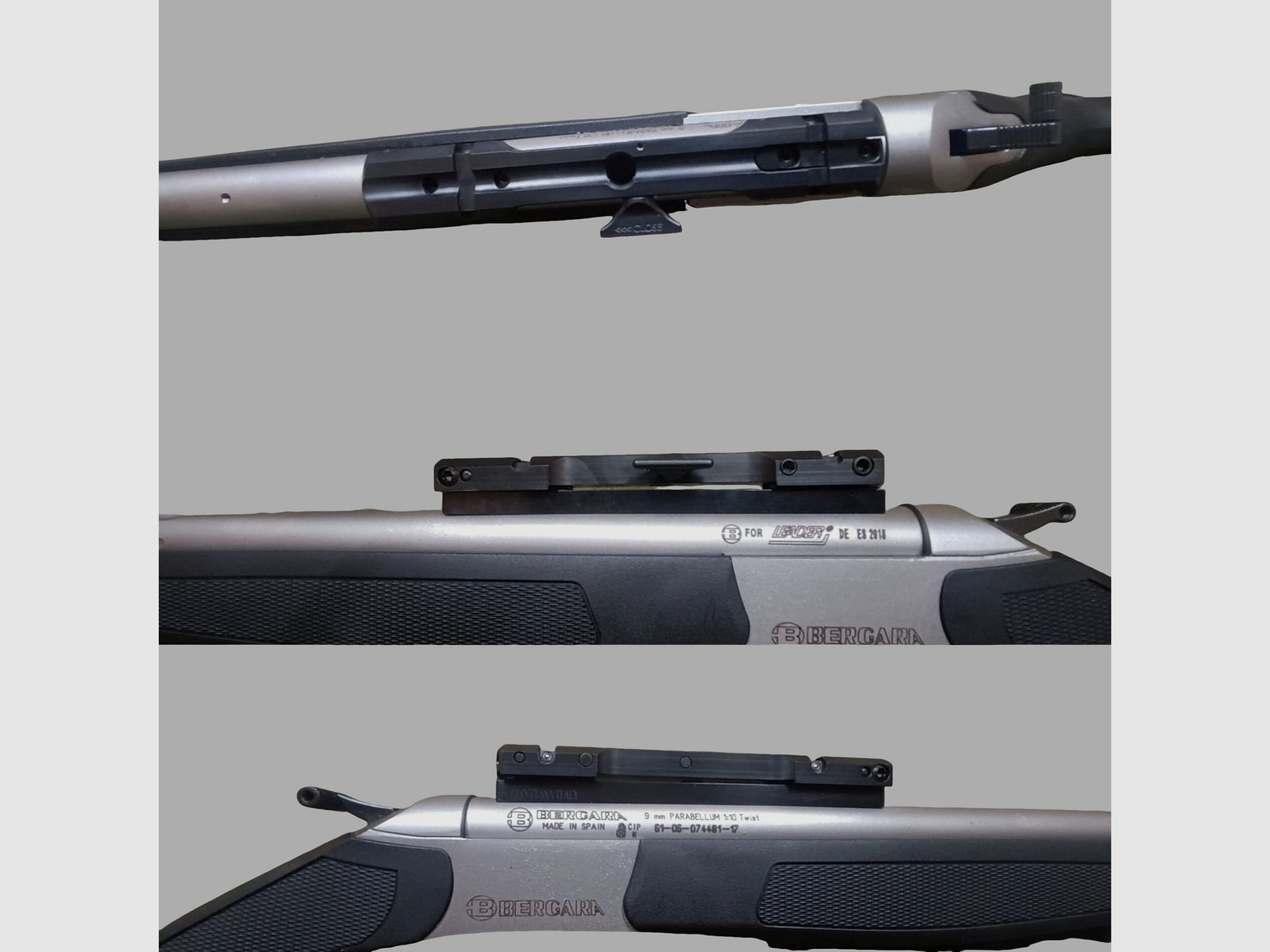Plaque d'adaptateur Rifle Doc SATHL de BERGARA BA13 / CVA Scout compatible avec DENTLER VARIO Tikka T3
