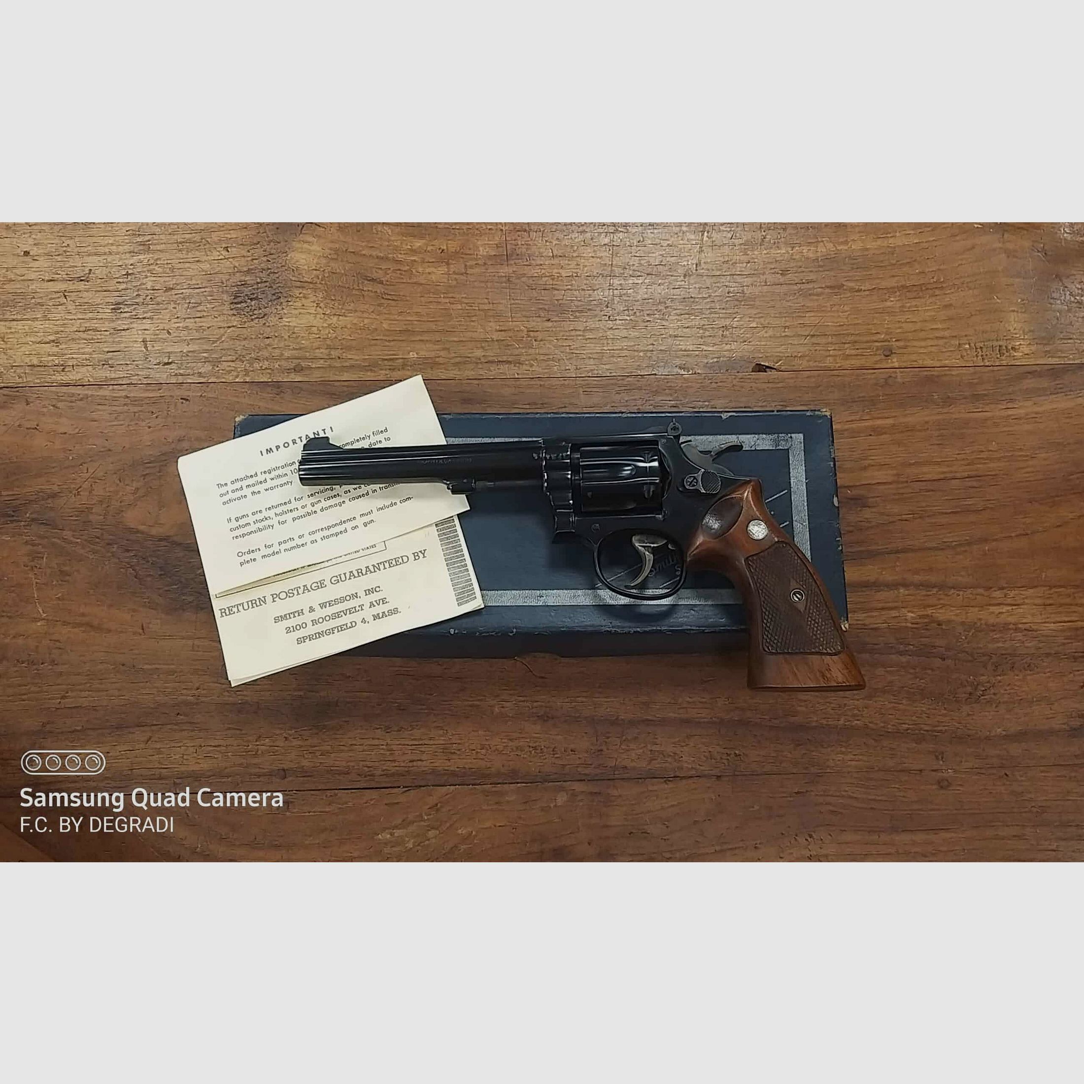 SMITH & WESSON MODEL 17-2 22 LR, image 1 sur 3