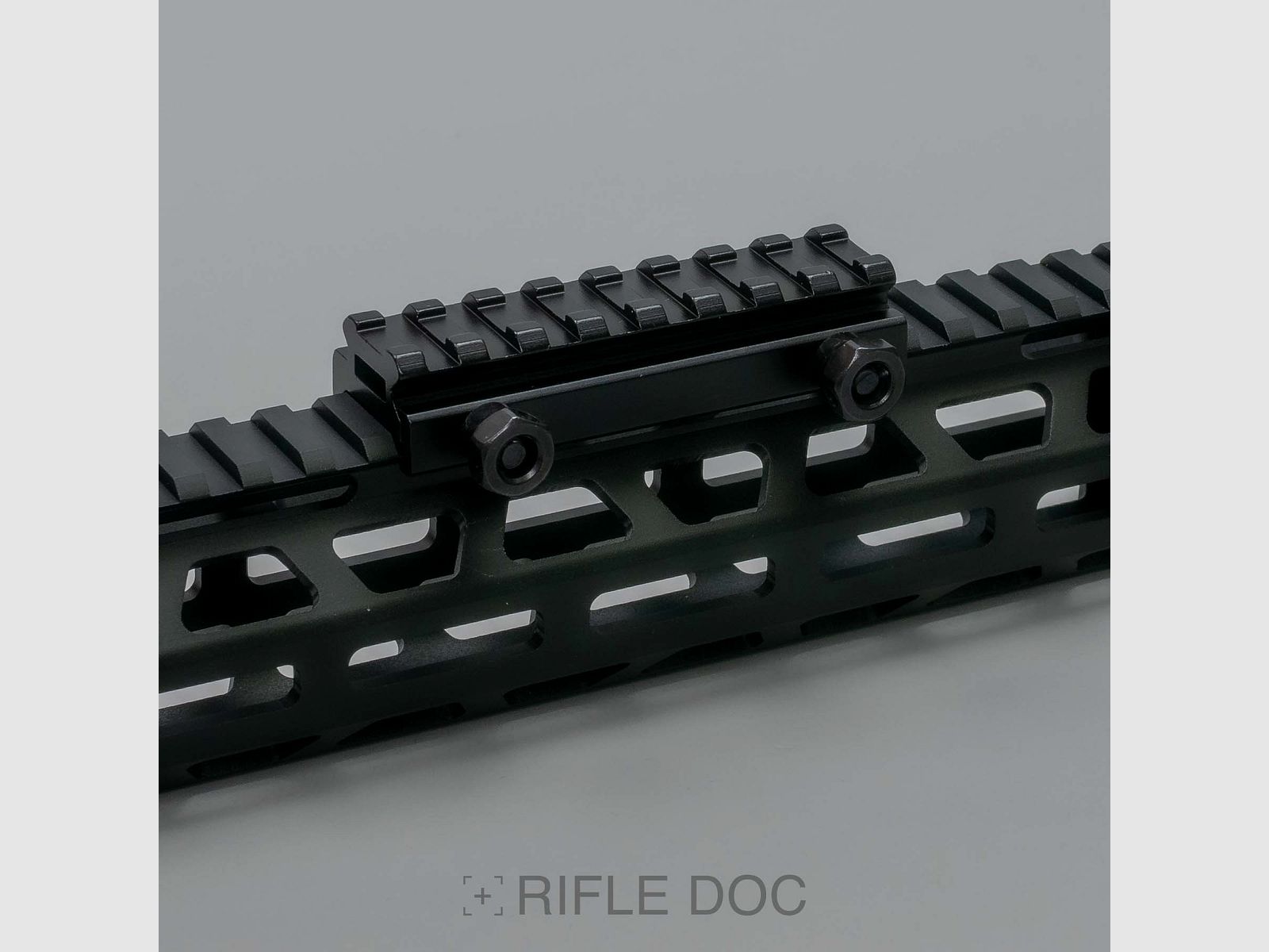 21 mm Weaverschiene  / Picatinny Erhöhung Sichtkanal Low Profil