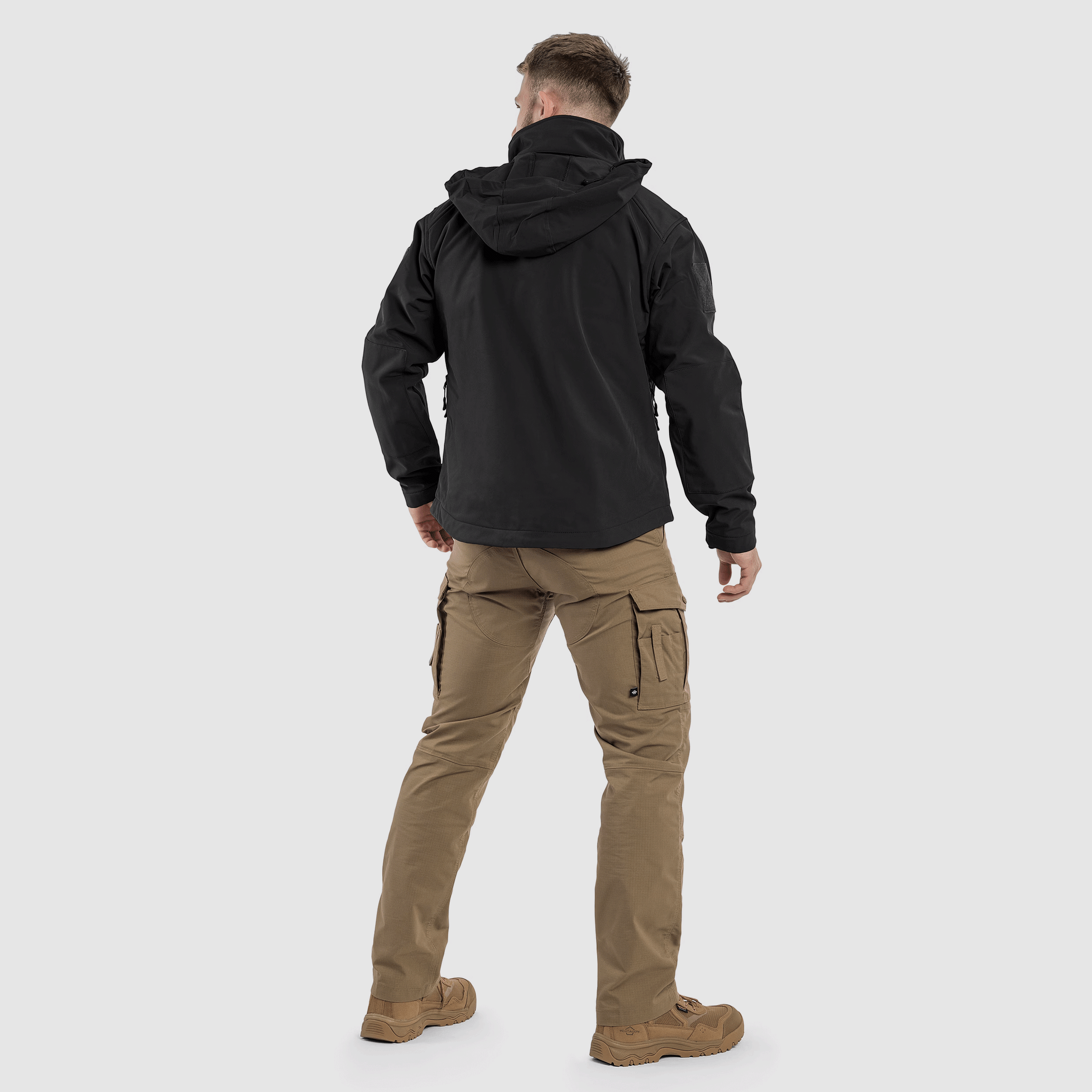 GIACCA – MIL-TEC – SOFTSHELL JACKET Black | SCU 14, billede 3 af 10