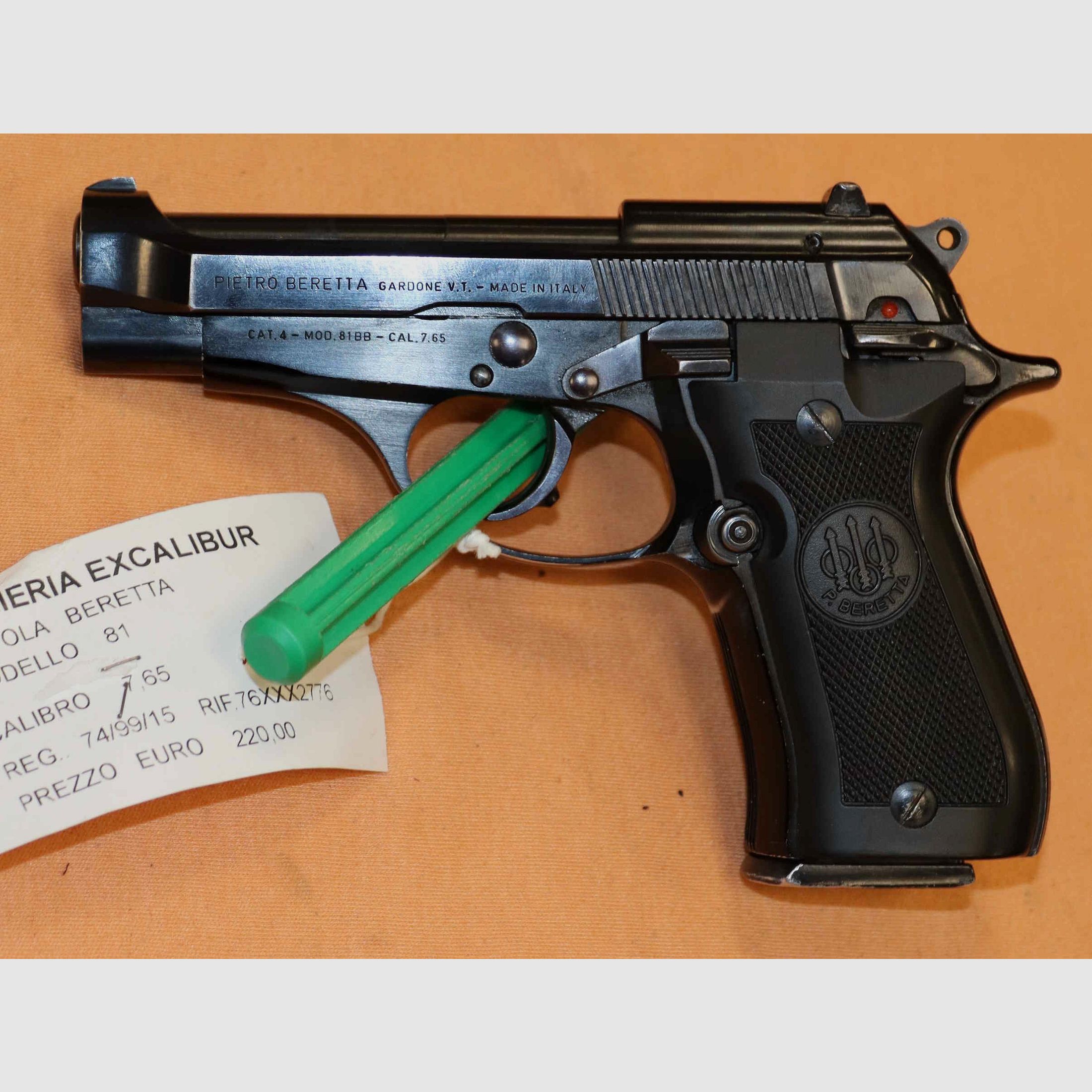 Pistolet Beretta Model 81 Kaliber 7.65, zdjęcie 2 z 5
