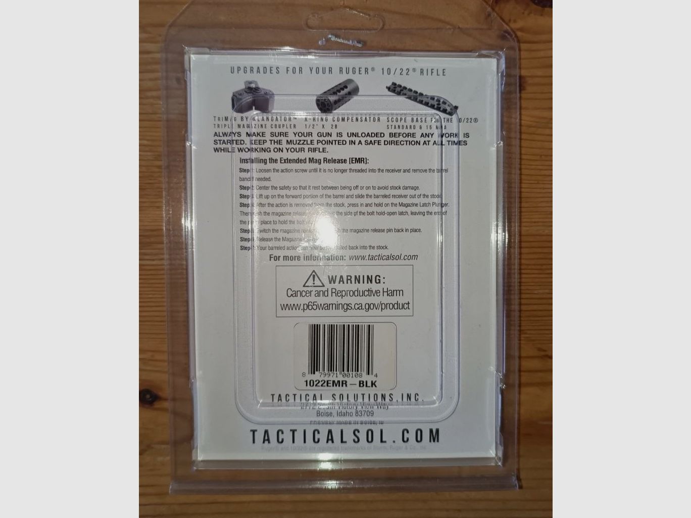 Magazine release for Ruger 10/22 rifle