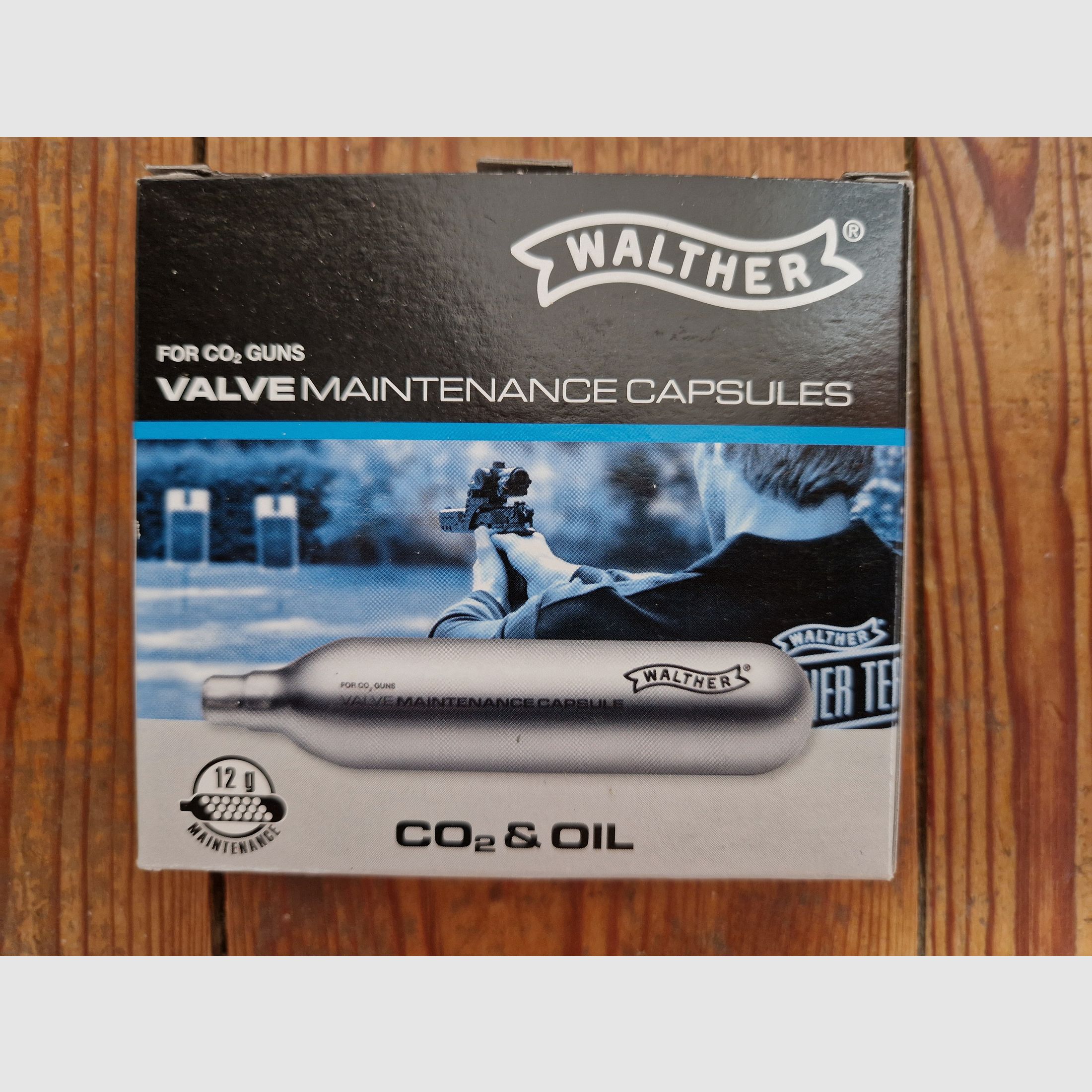 CO2 Kapseln Kartusche 12 g, WALTHER, Umarex, Crosman, GSG
