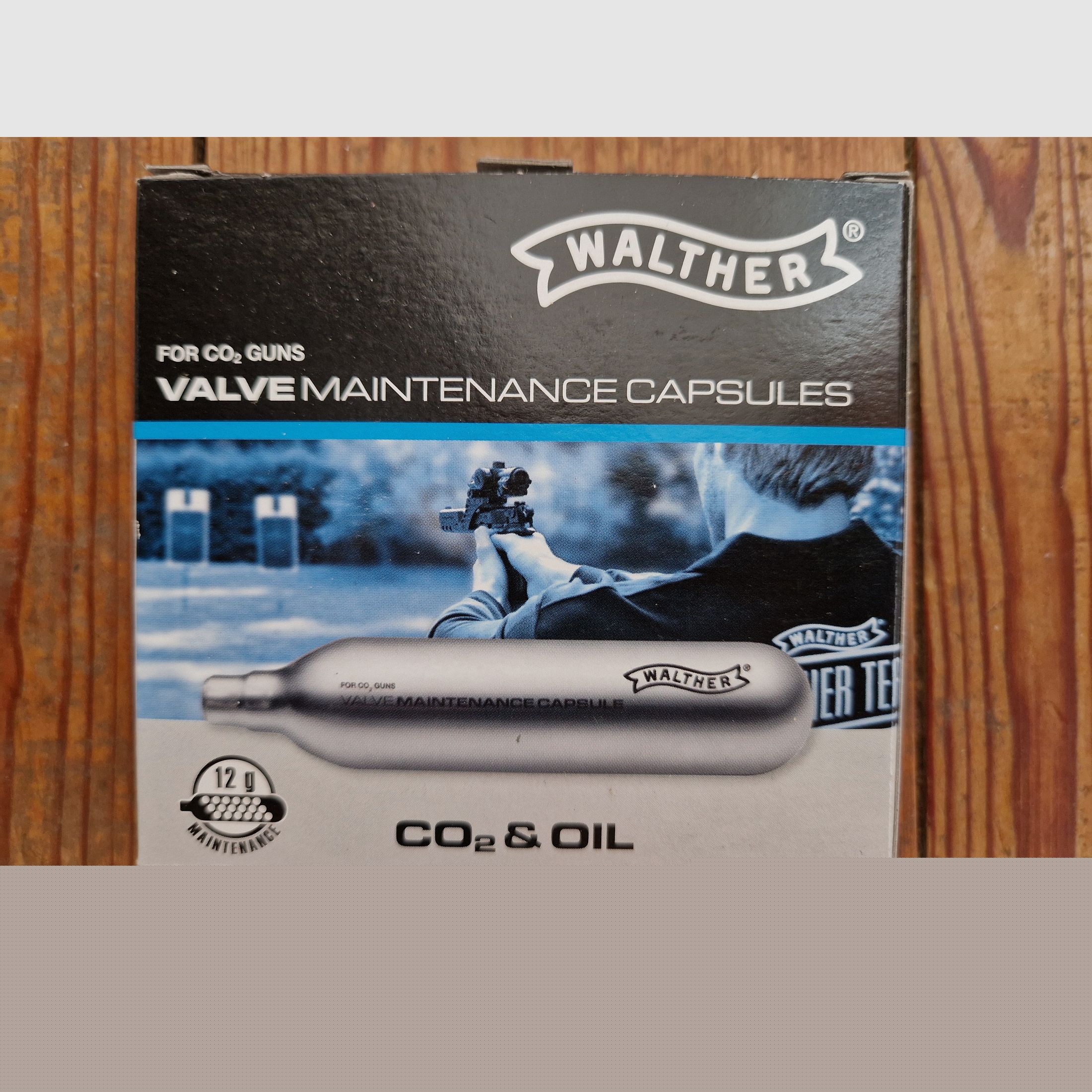 CO2 Kapseln Kartusche 12 g, WALTHER, Umarex, Crosman, GSG