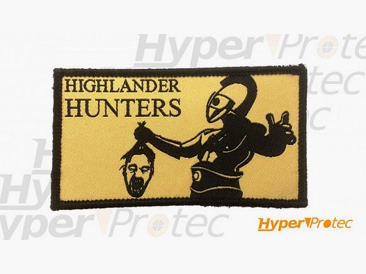 Prostokątny naszywka Highlander Hunters