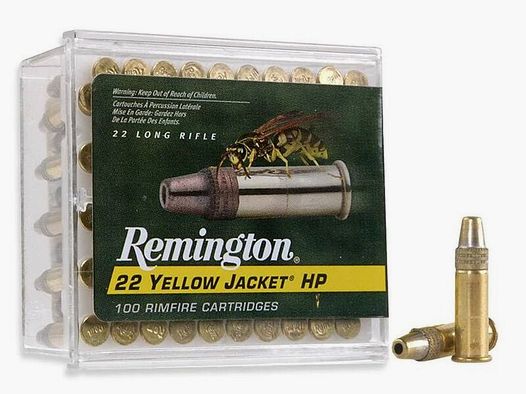 Remington Yellow Jacket .22 LR 33GR PTCHP 100 Patronen