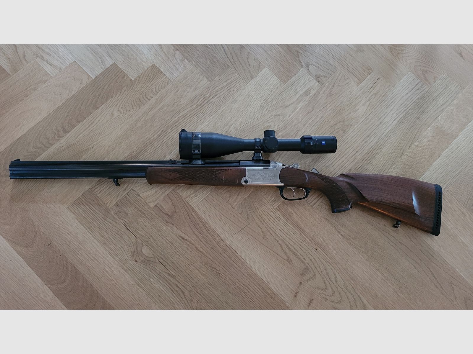 Blaser BD 880 Bockdrilling mit Zeiss Conquest V4 3-12x56