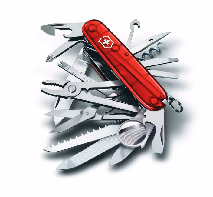 VICTORINOX SWISSCHAMP ROT TRANS