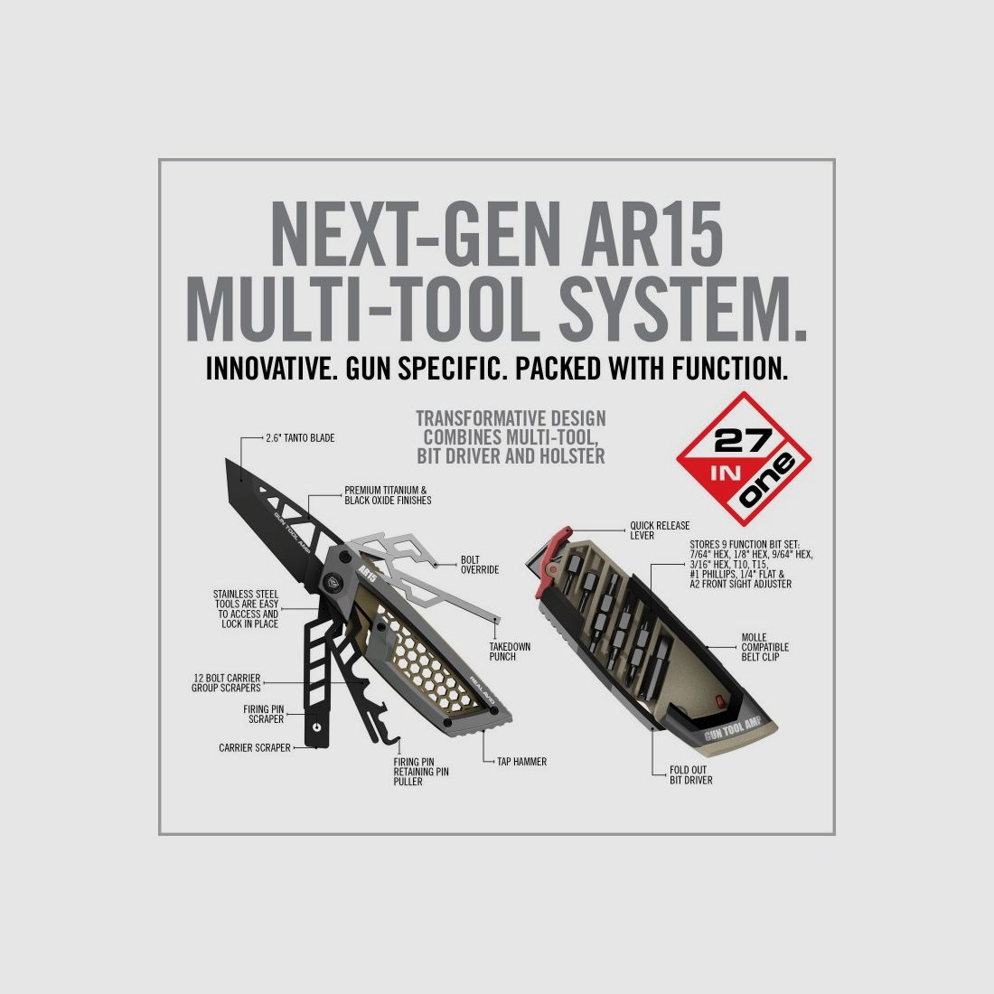 REAL AVID GUN TOOL AMP - AR15 ATTREZZO MULTIUSO, immagine 6 di 15