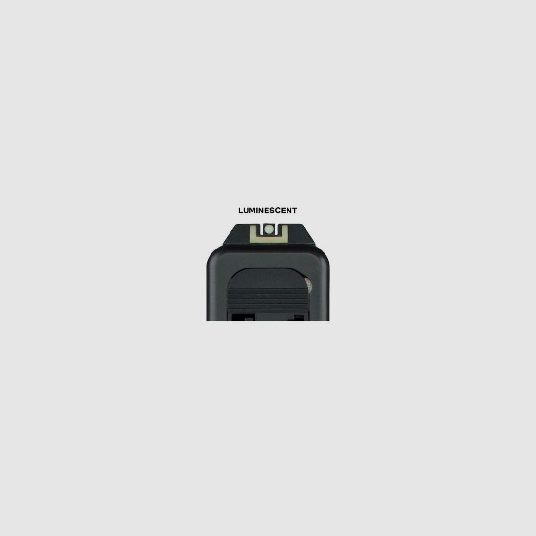 GLOCK 2402488 Sight Steel, Glow-in-the-Dark
