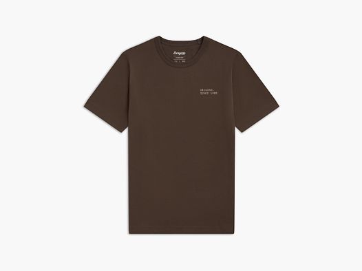 Bergans Original Cotton T-Shirt Herren Dark Rock Taupe M