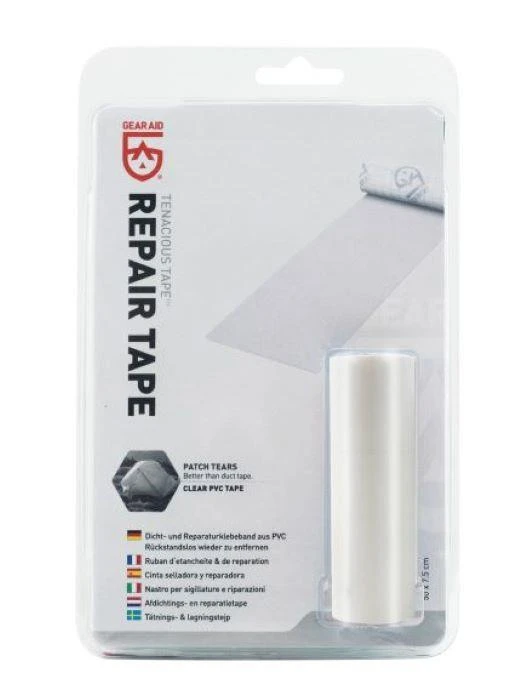 Ruban transparent pour réparer les vestes et les tentes GearAid Tenacious Tape Repair Tape